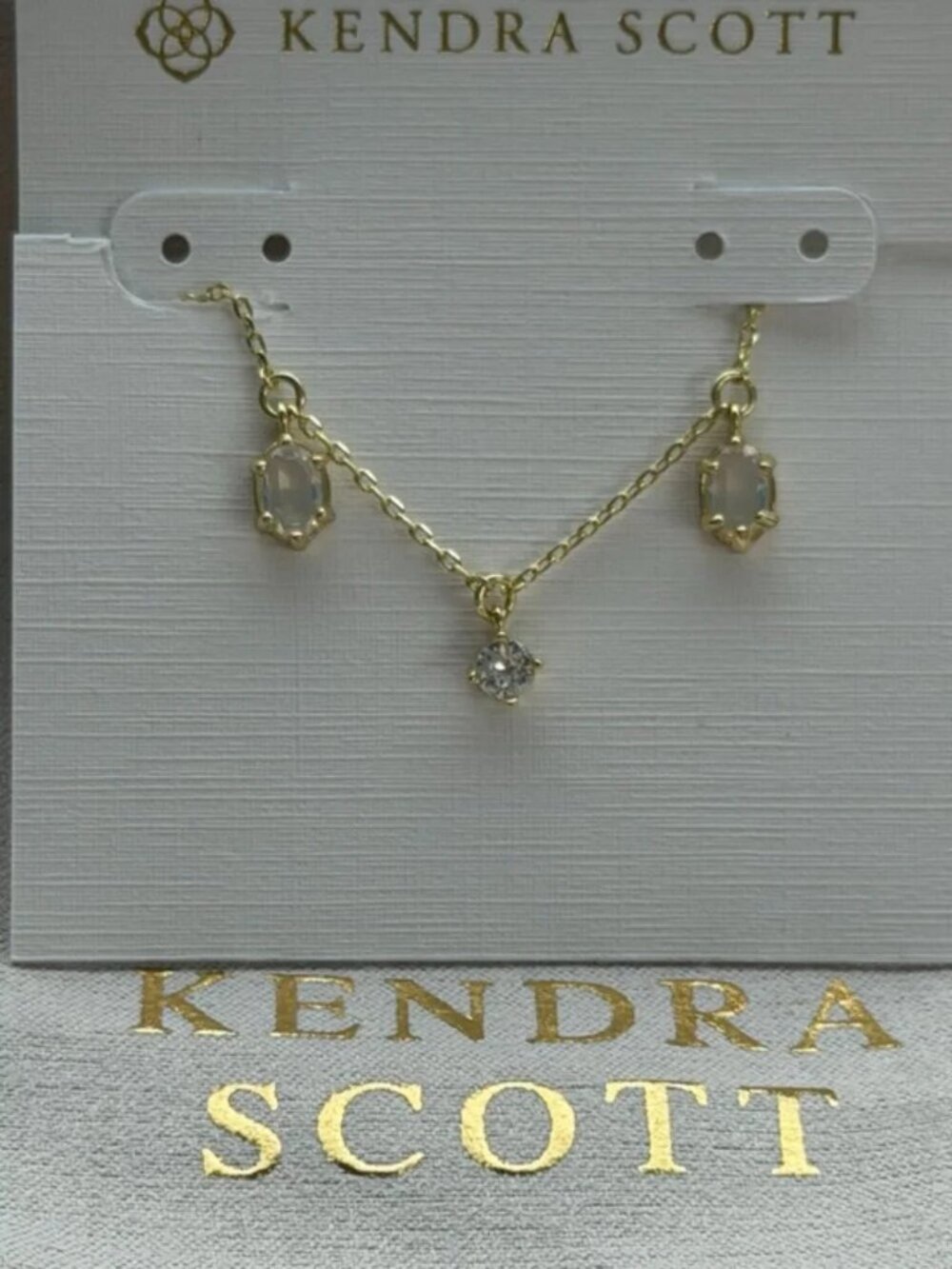 Kendra Scott white necklace